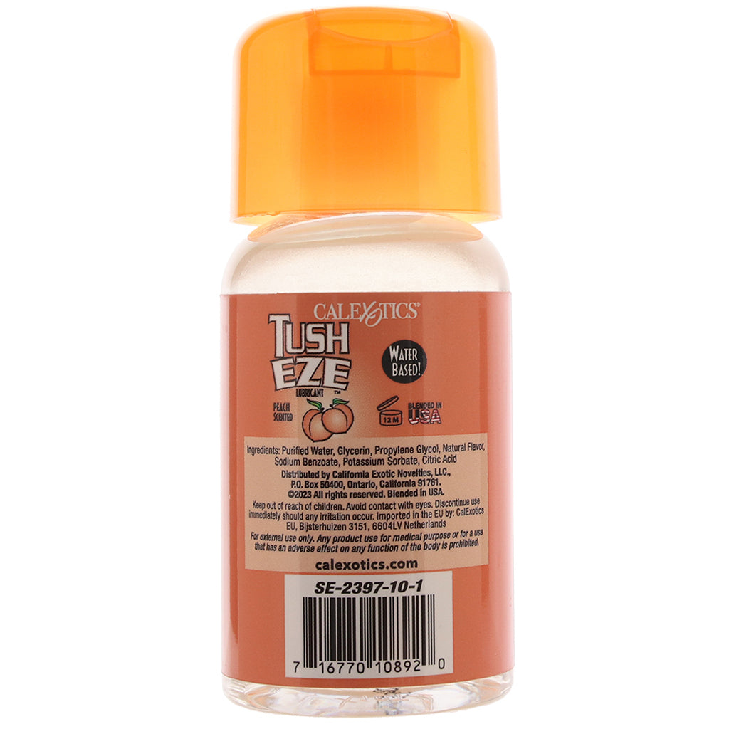Tush Eze Water Based Lubricant 6oz/177ml in Peach Lubes and Lotions > Water Based Sex Lubes