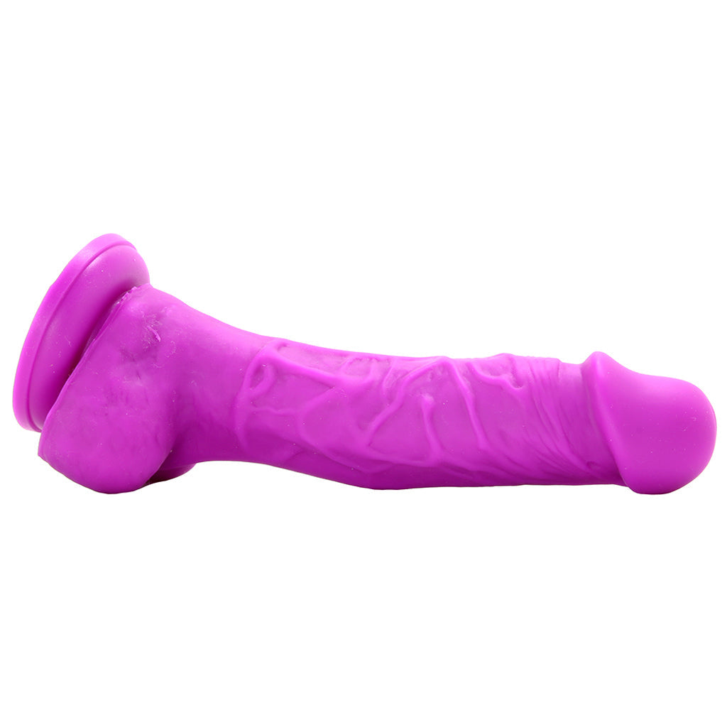 Colours 5 Inch Dual Density Silicone Dildo in Purple Dildo Sex Toys > Realistic Dildos