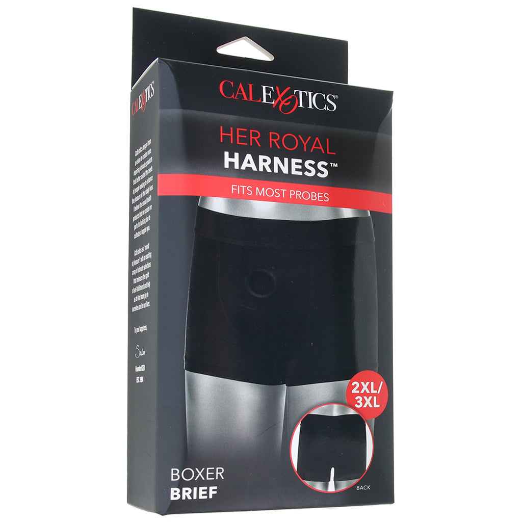 Her Royal Harness Boxer Brief in 2X/3X Dildo Sex Toys > Strap-On and Harnesses