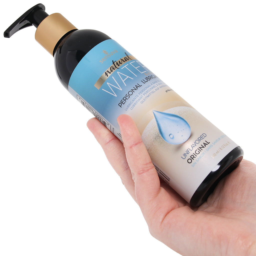 Natural Water Based Lube in 8.12oz/240ml Lubes and Lotions > Water Based Sex Lubes