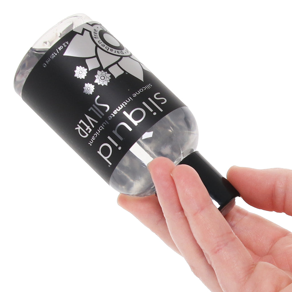 Silver Silicone Intimate Lubricant in 4.2oz/125ml Lubes and Lotions > Silicone Based Sex Lubes