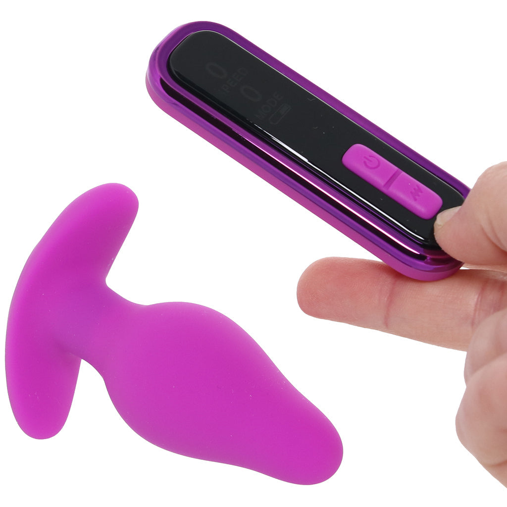Bang! Vibrating Butt Plug with Digital Remote Anal Sex Toys > Butt Plugs