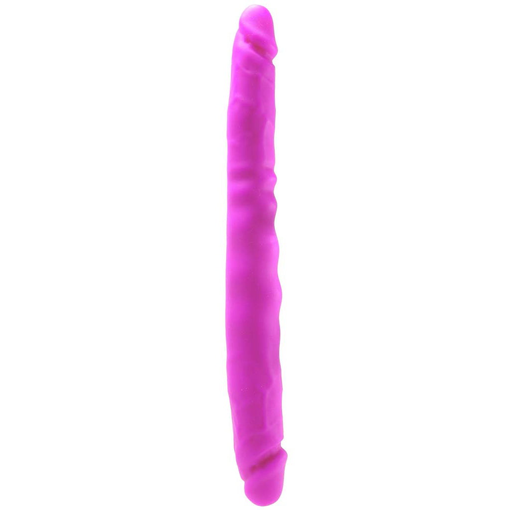 Colours Double Pleasure 12 Inch Dildo in Purple Dildo Sex Toys > Double Ended Dildos