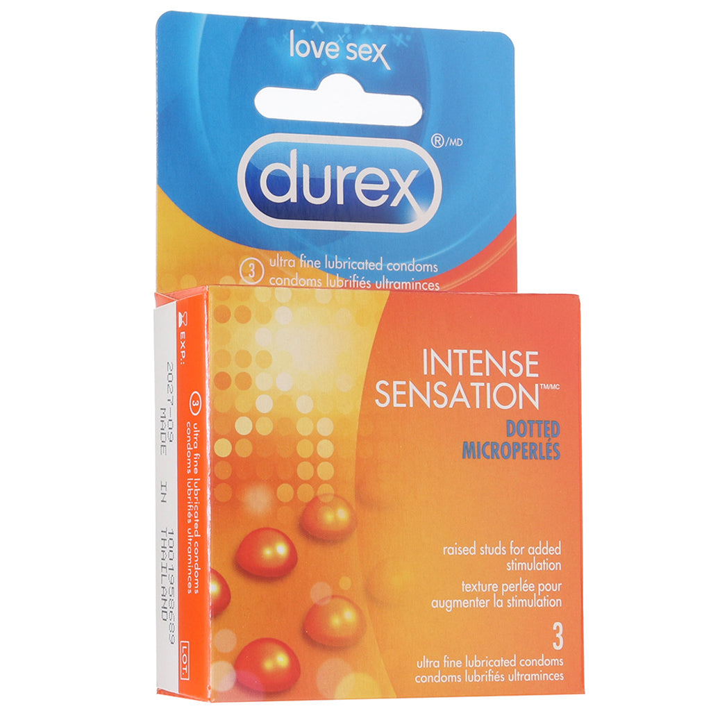 Intense Sensation Condoms in 3 Pack Condoms