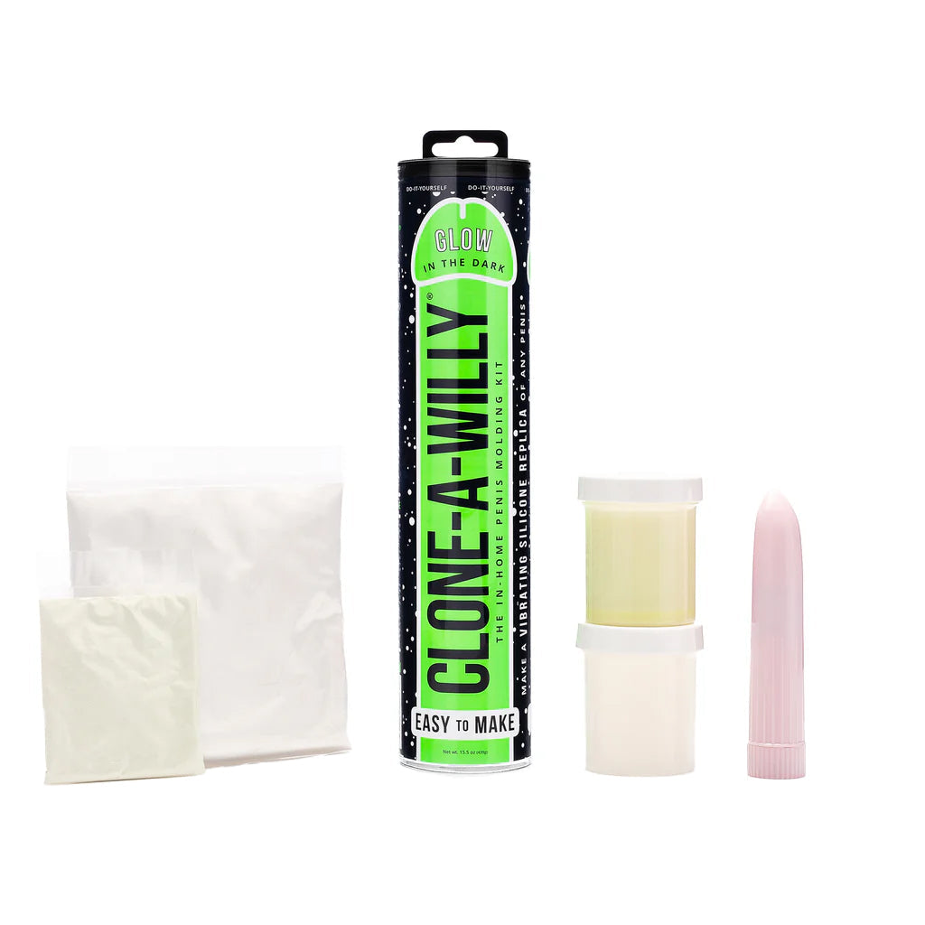 Clone-A-Willy Vibrator Kit in Glow in the Dark Dildo Sex Toys > Realistic Dildos