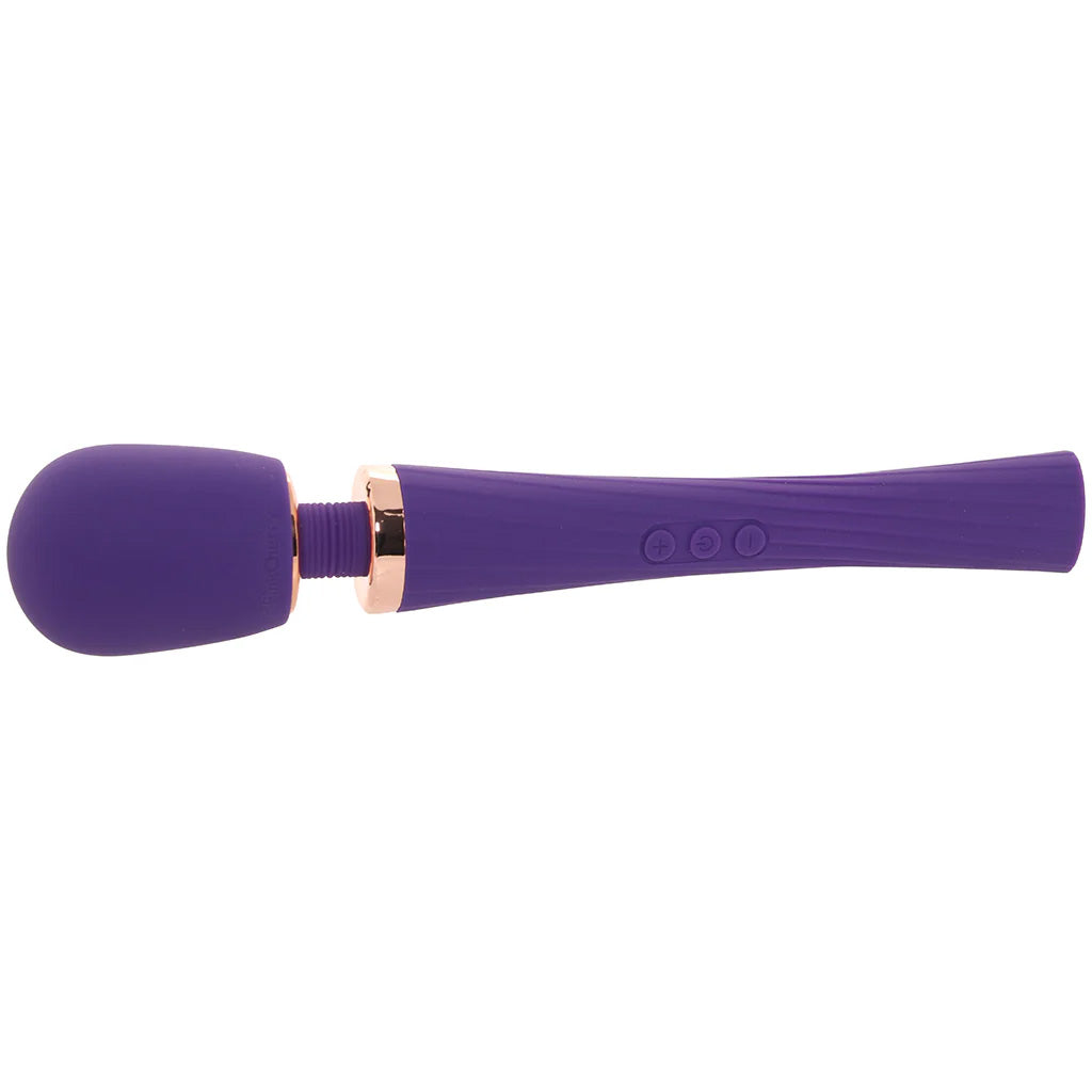 PinkCherry Luxury Slim Rechargeable Wand in Purple Vibrators > Wands