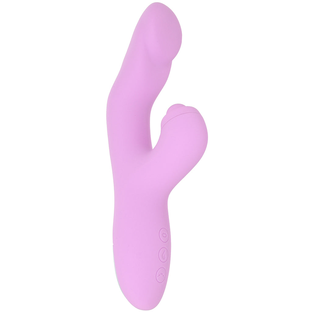Goddess Heat-Up Tapping Rabbit Vibe in Lavender Vibrators > Rabbit Vibrators