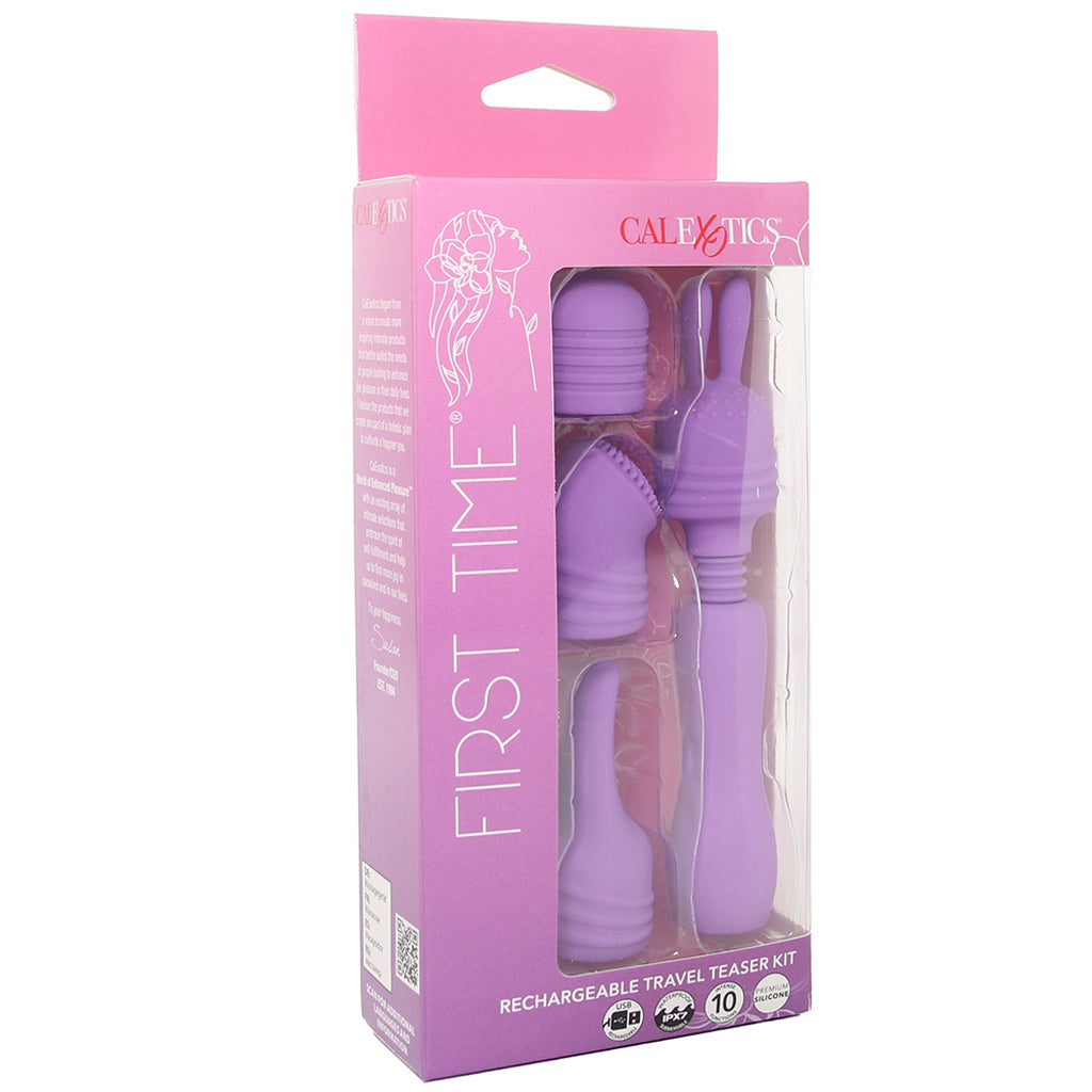 First Time Rechargeable Travel Teaser Kit Vibrators > Pocket Rockets
