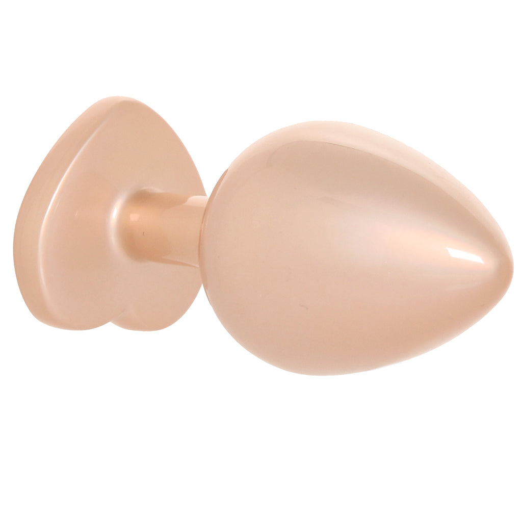 Booty Bling Gold Metal Jewelled Butt Plug in Medium Anal Sex Toys > Butt Plugs