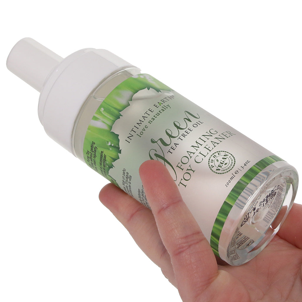 Green Foaming Toy Cleaner in 3.4oz/100ml Lubes and Lotions > Sex Toy Cleaner