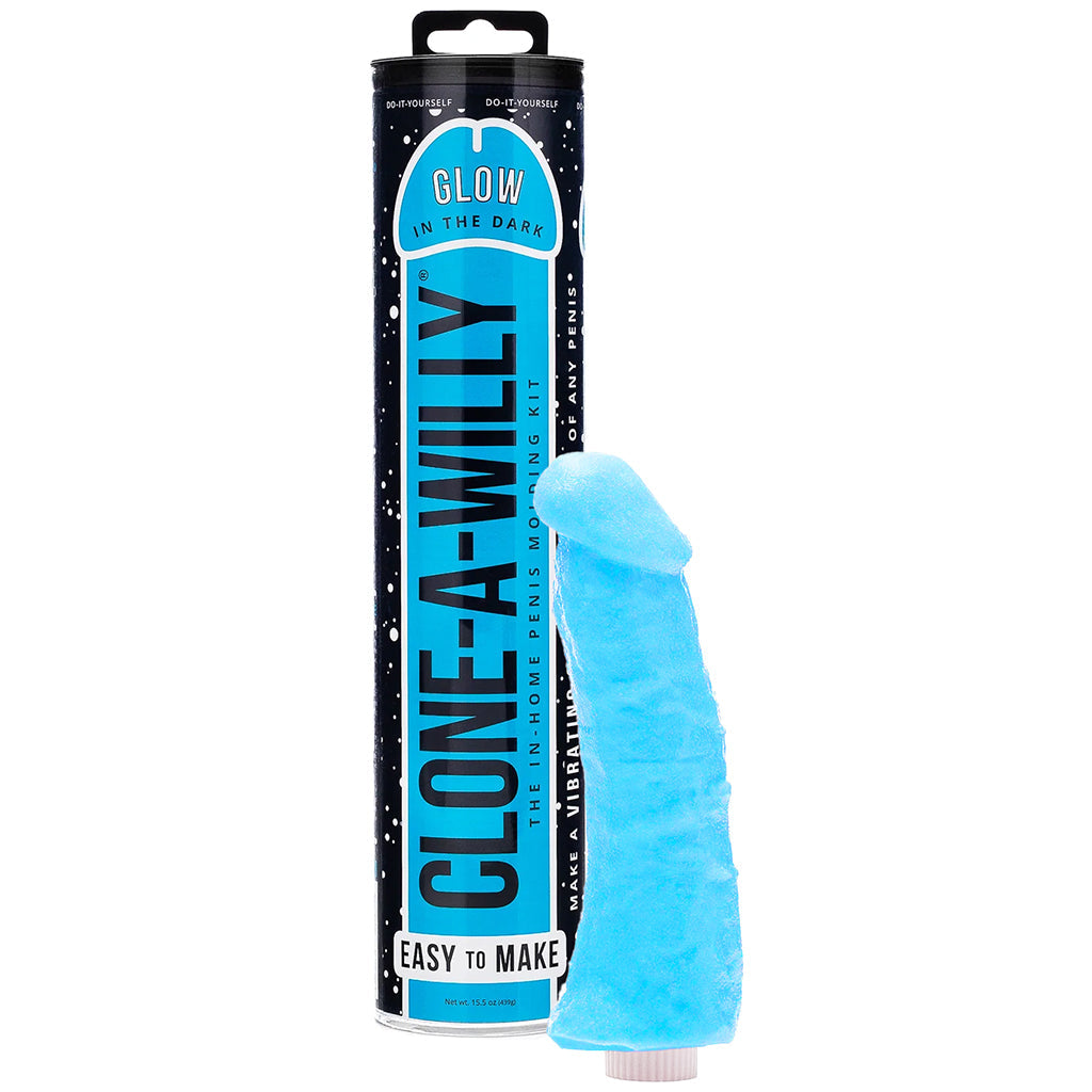 Clone-A-Willy Glow in the Dark in Blue Dildo Sex Toys > Realistic Dildos