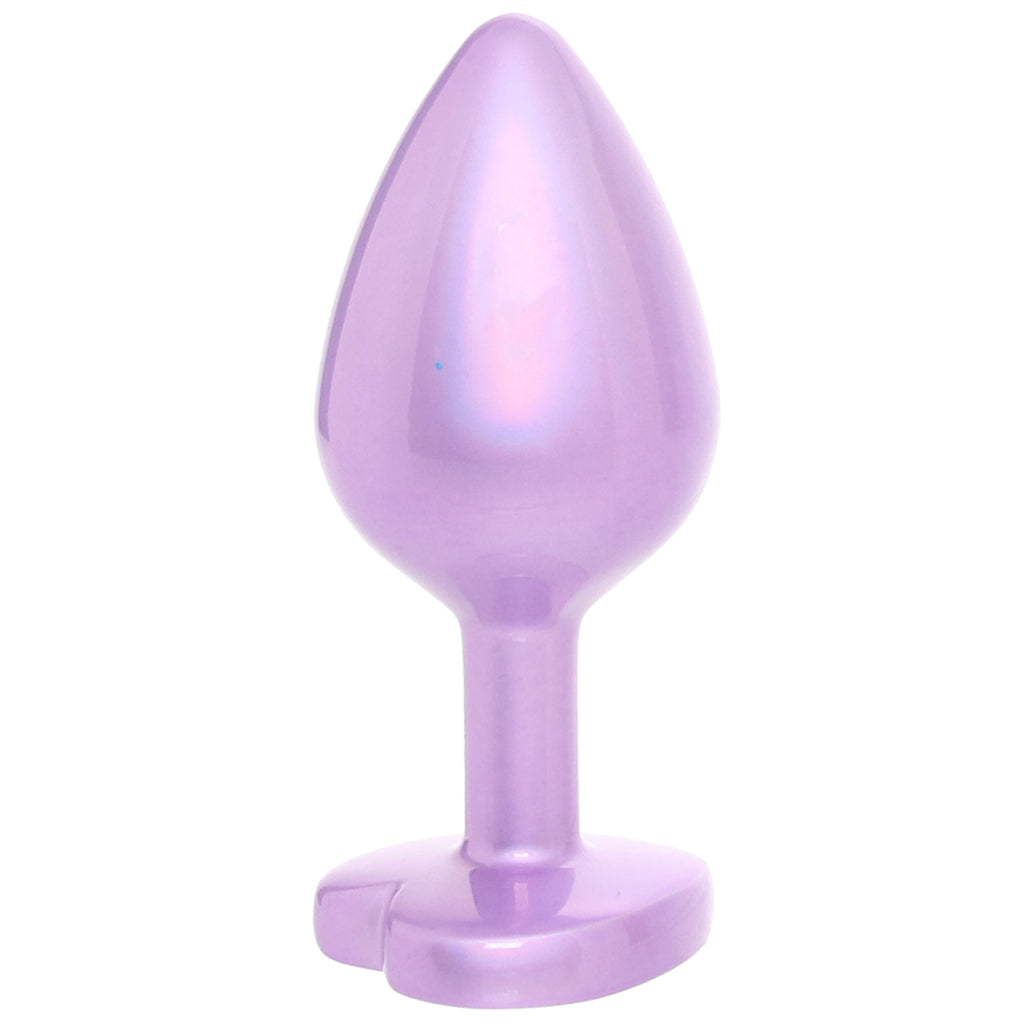 Jewel Amethyst Heart Plug in Large Anal Sex Toys > Butt Plugs