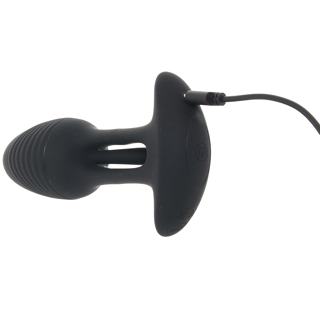 Playboy Rim Shot Flicking Vibrating Butt Plug Anal Sex Toys > Butt Plugs