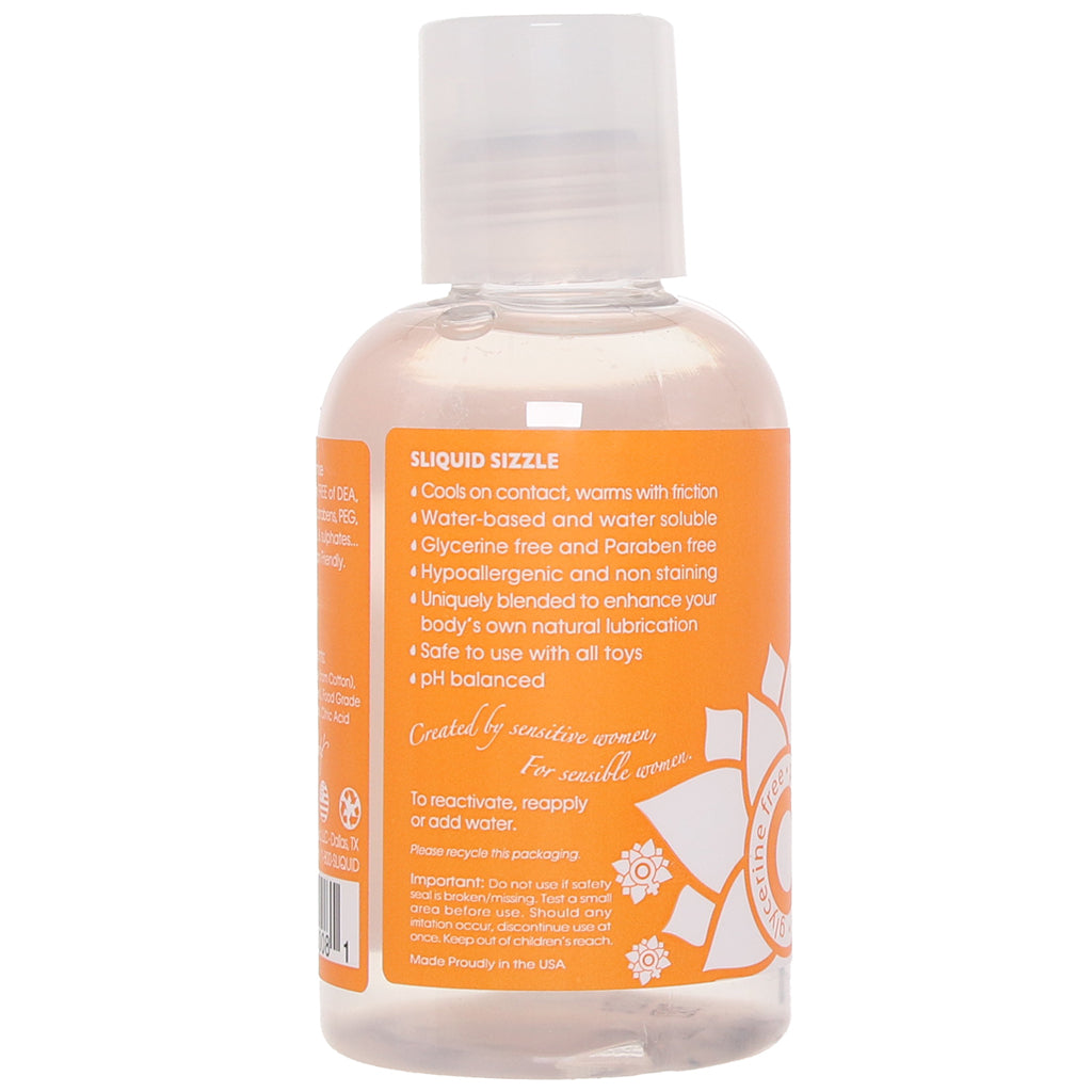 Sizzle Natural Stimulating Lubricant in 4.2oz/125ml Lubes and Lotions > Stimulating Lubricants