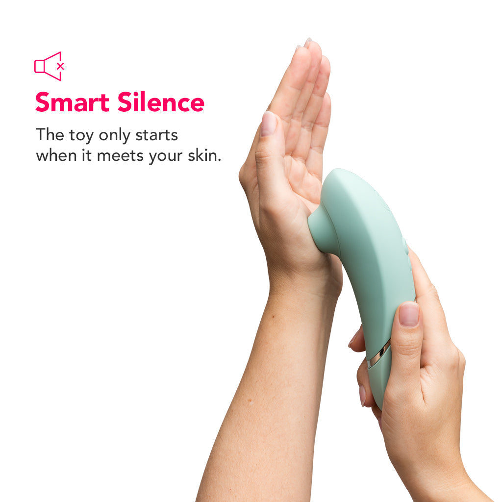 Womanizer Next 3D Pleasure Air Stimulator in Sage Vibrators > Clitoral Stimulators