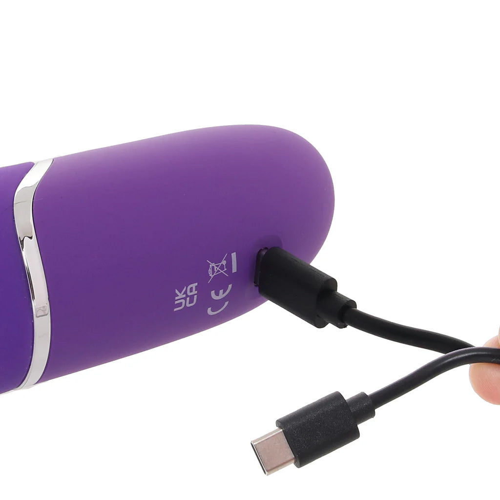 PinkCherry G-Spot Stroker Rabbit Vibe in Purple Vibrators > Rabbit Vibrators