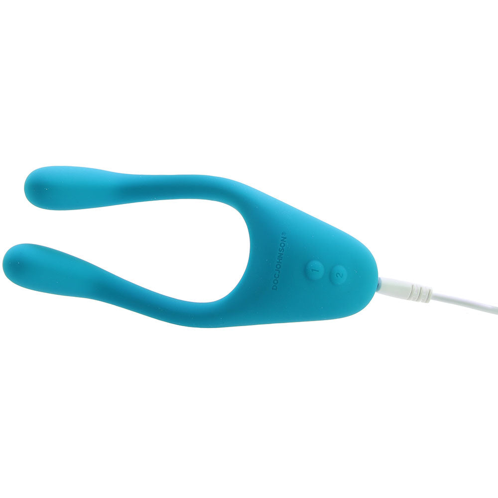 Tryst V2. Multi-Erogenous Silicone Vibe in Teal Vibrators > Clitoral Stimulators