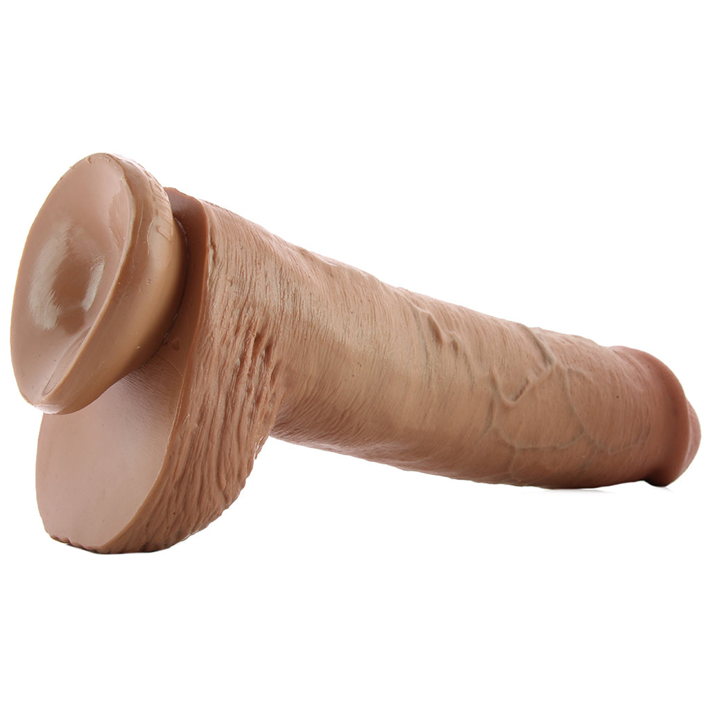 King Cock 11 Inch Cock with Balls in Tan Dildo Sex Toys > Large Dildos