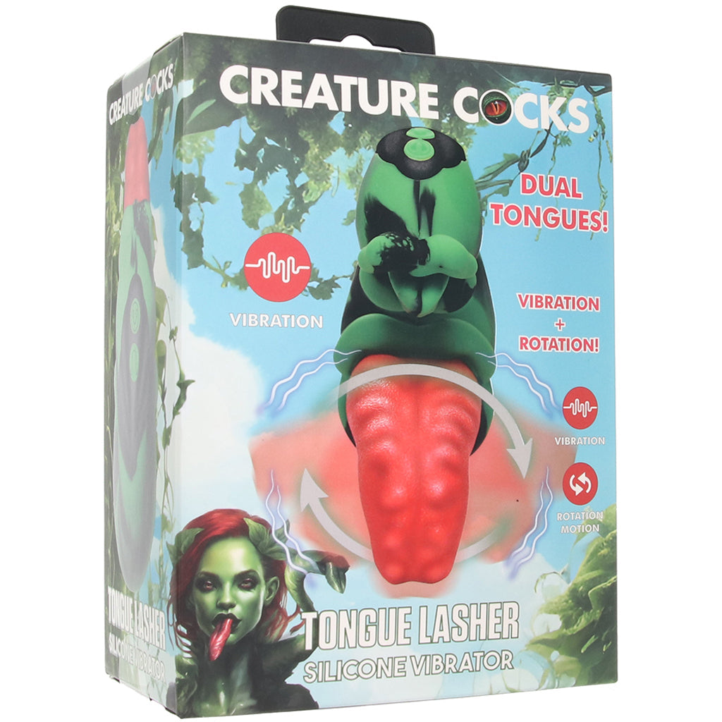 Creature Cocks Tongue Lasher Silicone Vibe Vibrators > Clitoral Stimulators