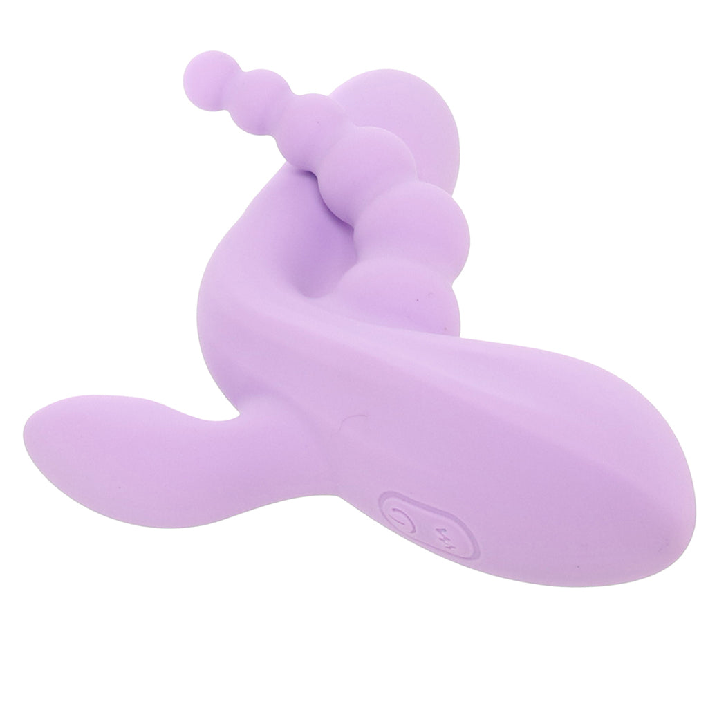 Flex Bend & Hold Triple Rumbler Vibe Vibrators > Rabbit Vibrators
