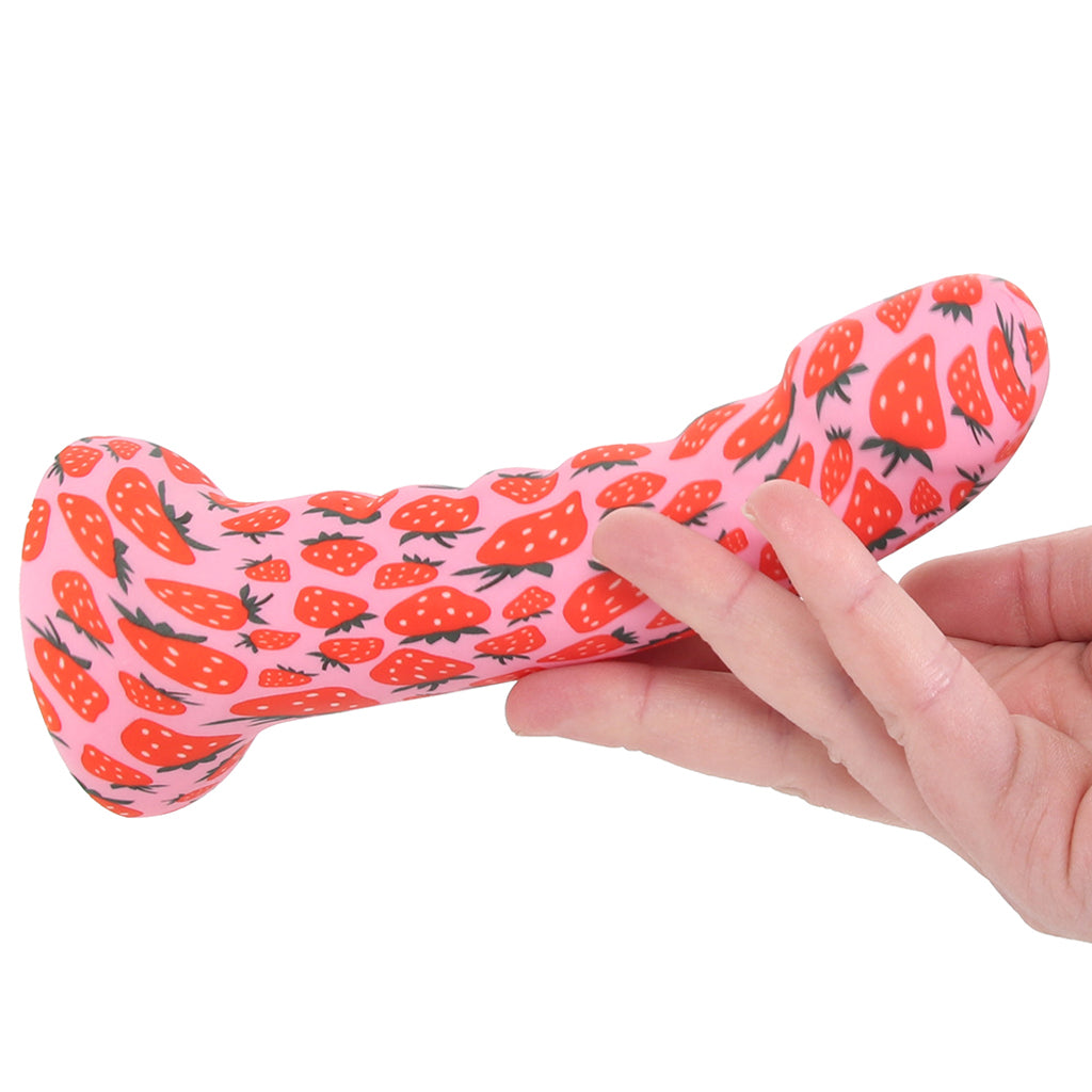 Juci 7 Inch Strawberry Dildo Dildo Sex Toys > G-Spot Dildos