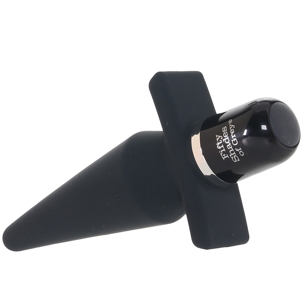 Delicious Fullness Vibrating Silicone Butt Plug