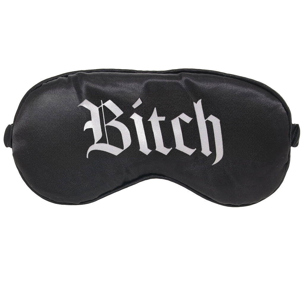 Ouch! Printed Satin Bitch Blindfold Bondage and Fetish > Pleasure Masks and Dress Up Play