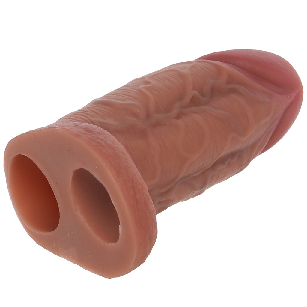 Jock Realistic Thick Silicone Enhancer with Ball Strap in T Male Enhancement > Extenders and Sleeves