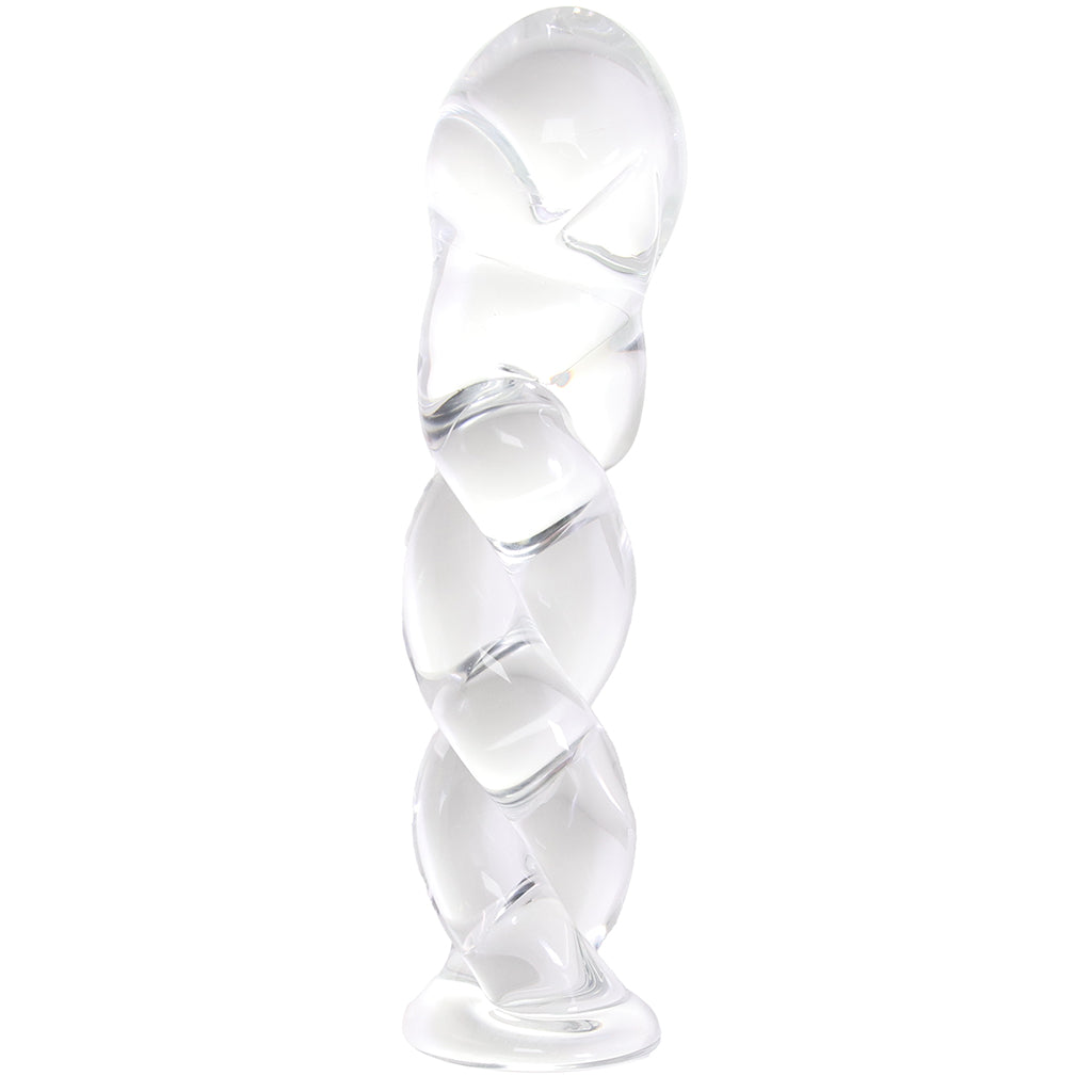 Clarity Seraphic Braid Glass Dildo Dildo Sex Toys > Pyrex Glass Dildos