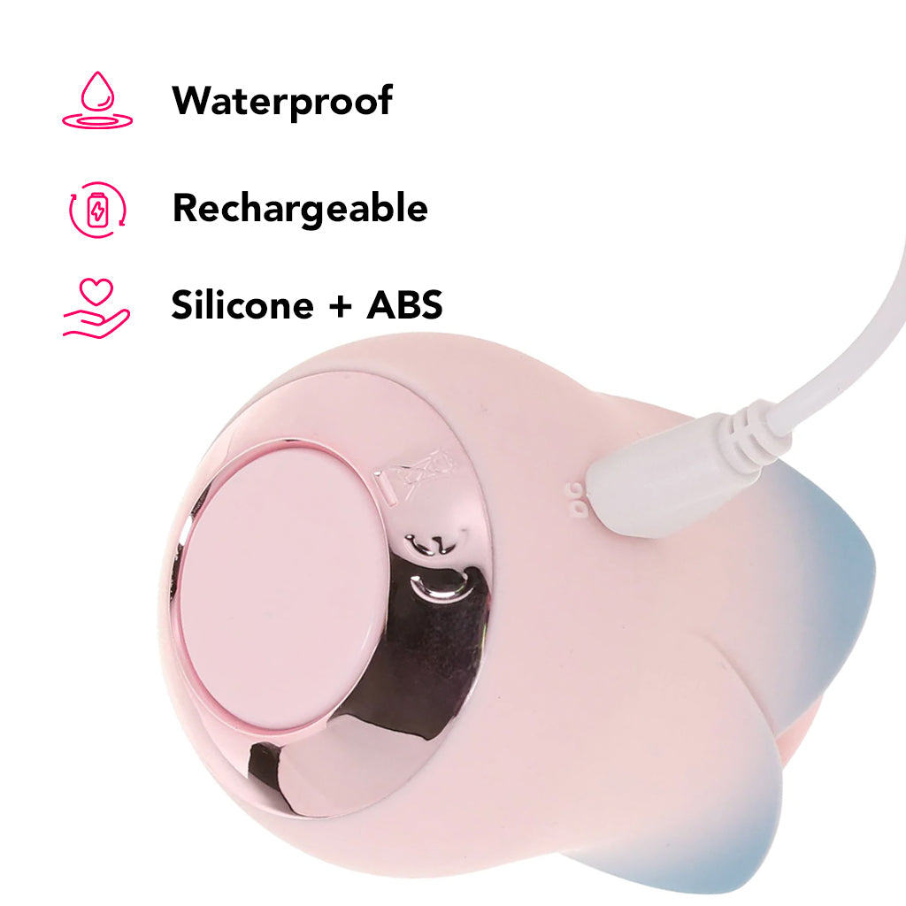 Blush Kissing Rose Vibe Vibrators > Clitoral Stimulators