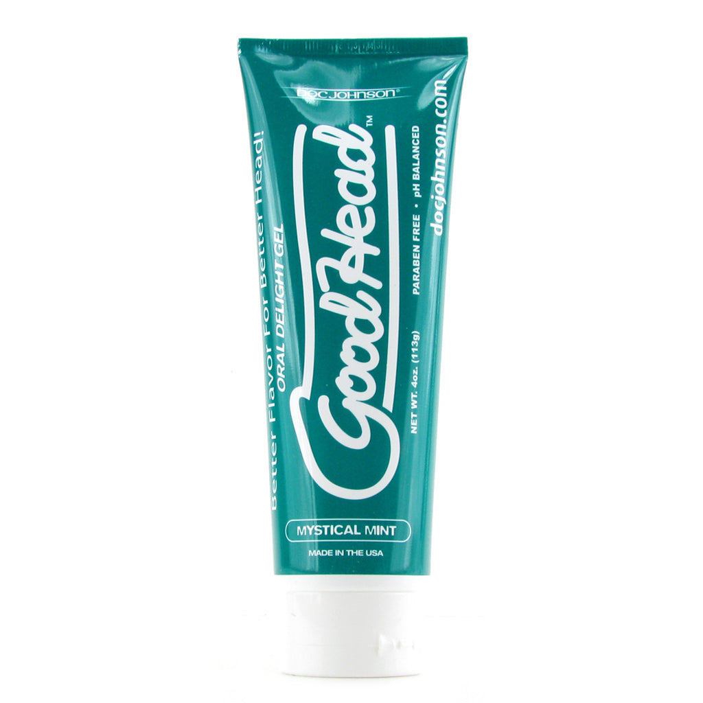 GoodHead Oral Delight Gel 4oz/113g in Mystical Mint Lubes and Lotions > Flavored Sex Lubes