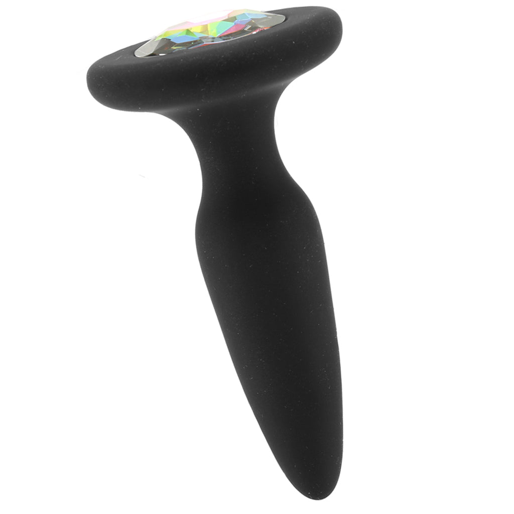 Glams Mini Rainbow Gem Silicone Butt Plug Anal Sex Toys > Butt Plugs