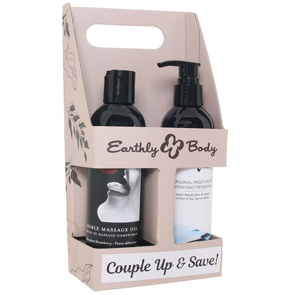 Hemp Seed Better Together Set in Succulent Strawberry Lubes and Lotions > Flavored Sex Lubes