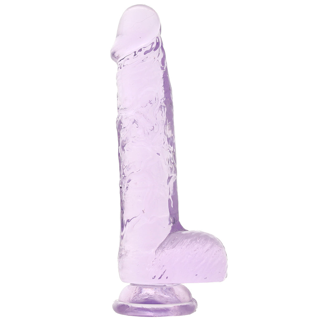 RealRock 5 Inch Realistic Ballsy Dildo in Purple Dildo Sex Toys > Realistic Dildos