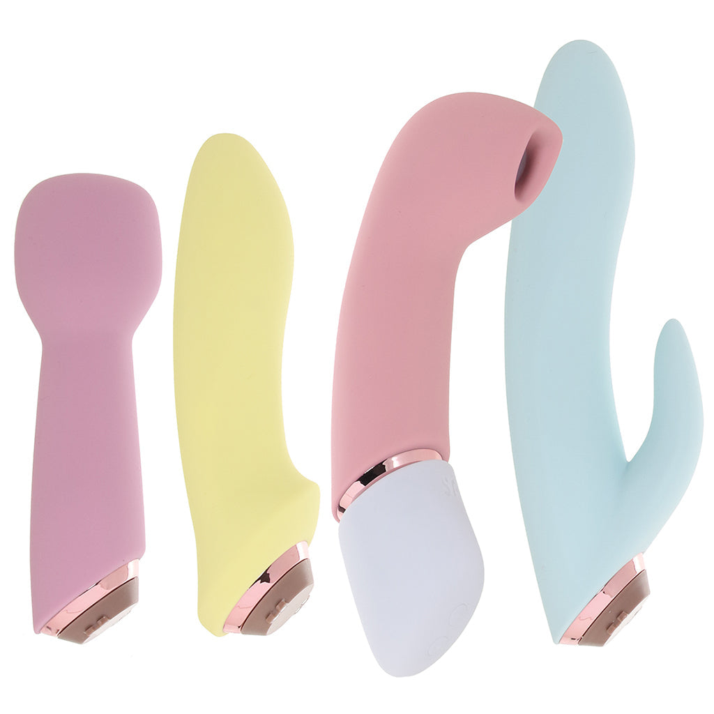 Satisfyer Marvelous Four Air Pulse + Vibe Set in Assorted Vibrators > Clitoral Stimulators