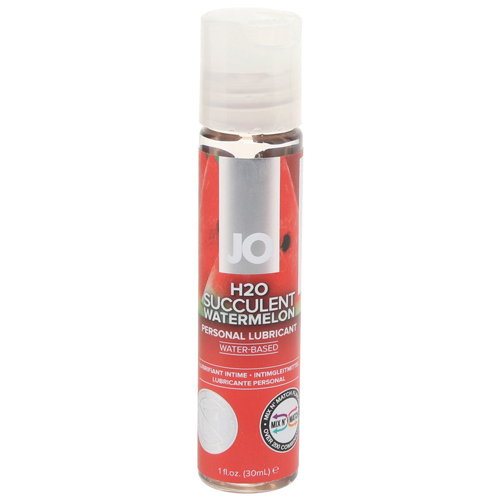 H2O Flavored Lube 1oz/30ml in Watermelon Lubes and Lotions > Flavored Sex Lubes