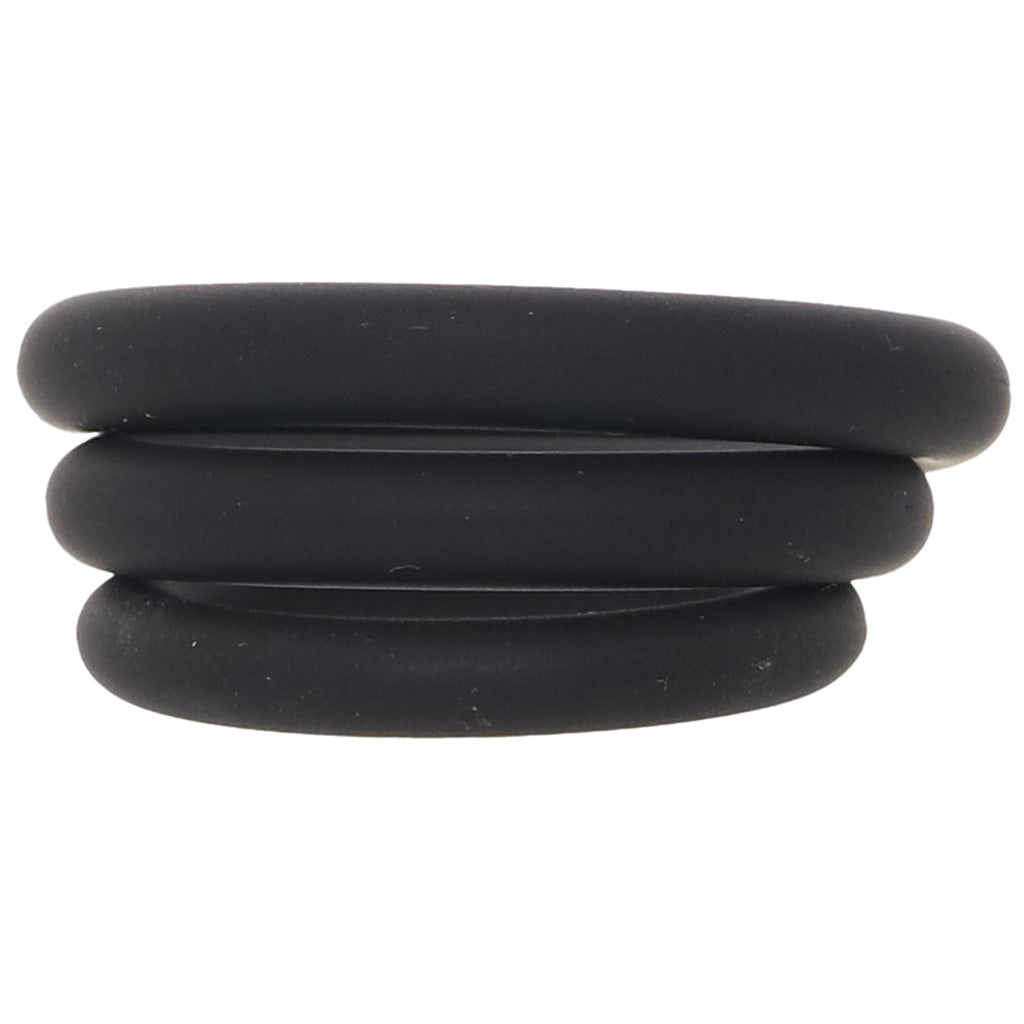LEVELZ 3 Piece Classic Cock Ring Set in XS-M Cock Rings