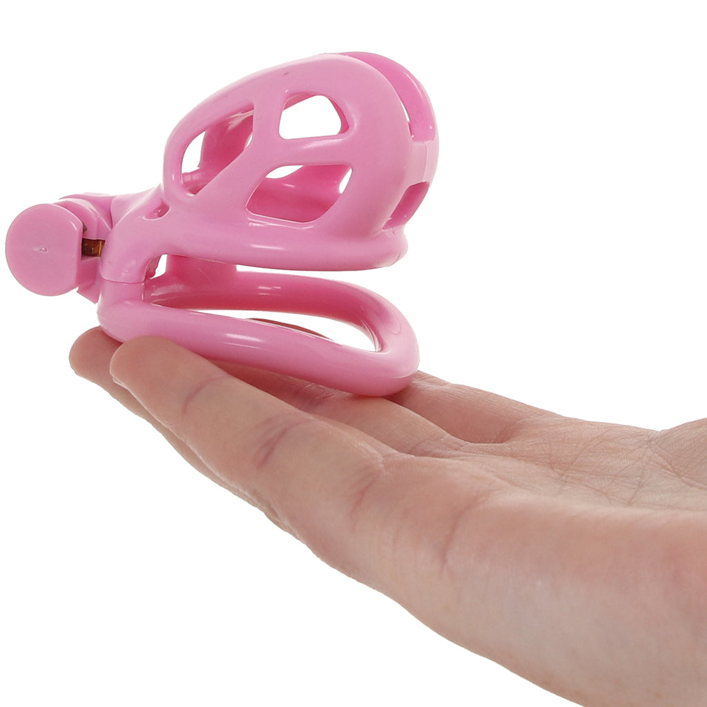 Blueline Small Pink Humiliation Prisoner Cock Cage Bondage and Fetish > Cock and Ball Devices