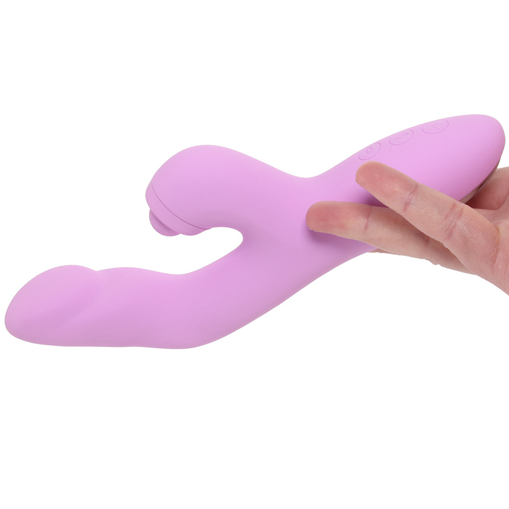 Goddess Heat-Up Tapping Rabbit Vibe in Lavender Vibrators > Rabbit Vibrators