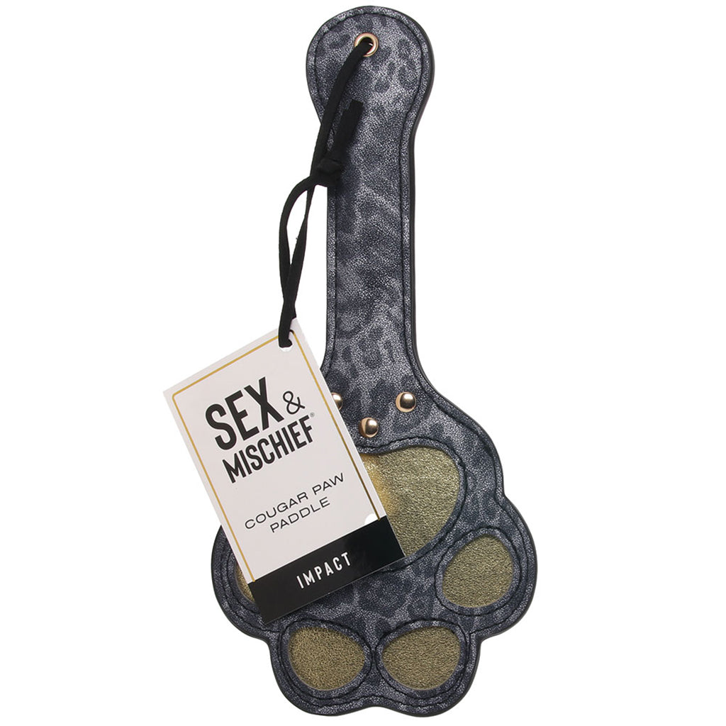 Sex & Mischief Cougar Paw Paddle Bondage and Fetish > Whips and Crops