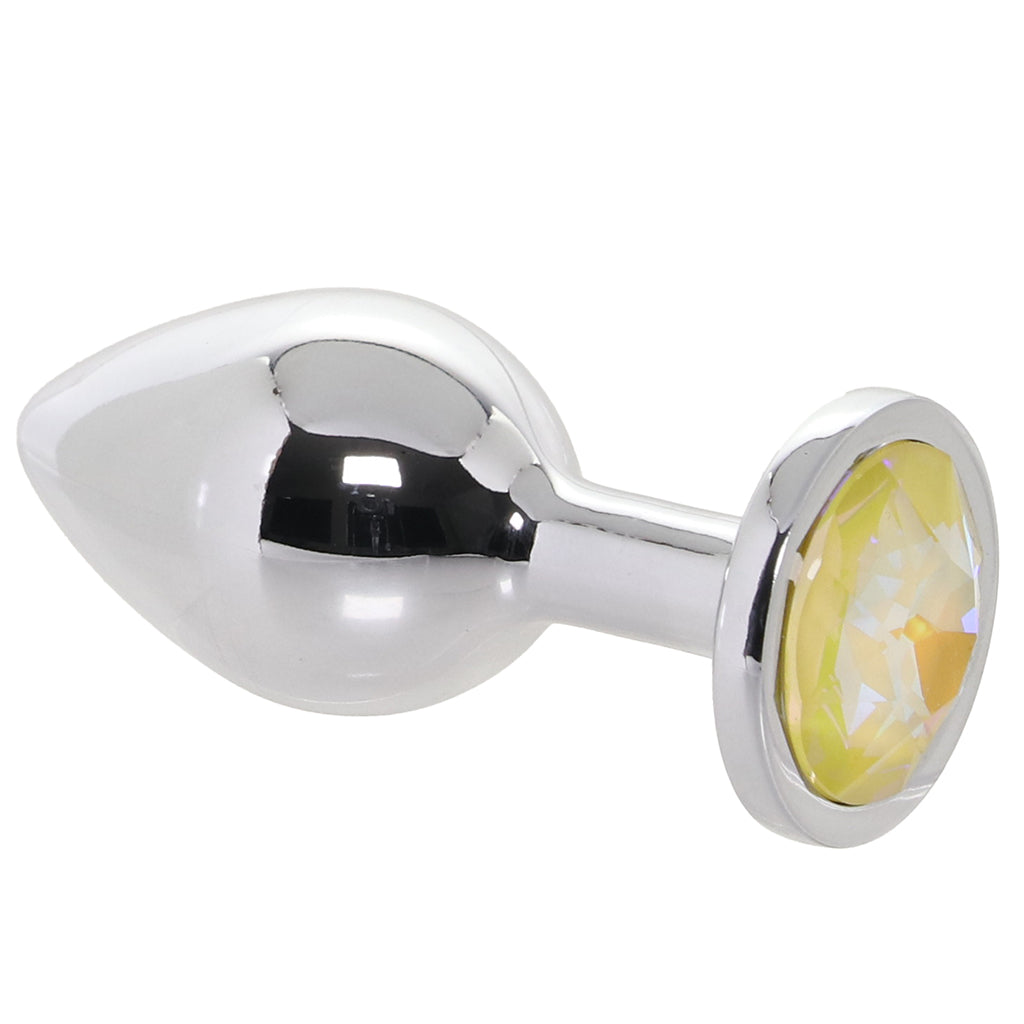 Rear Assets Medium Yellow Gem Plug Anal Sex Toys > Butt Plugs