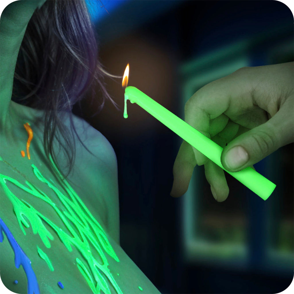 Master Series Glow Wax UV Drip Candles Bondage and Fetish > Tools & Accessories