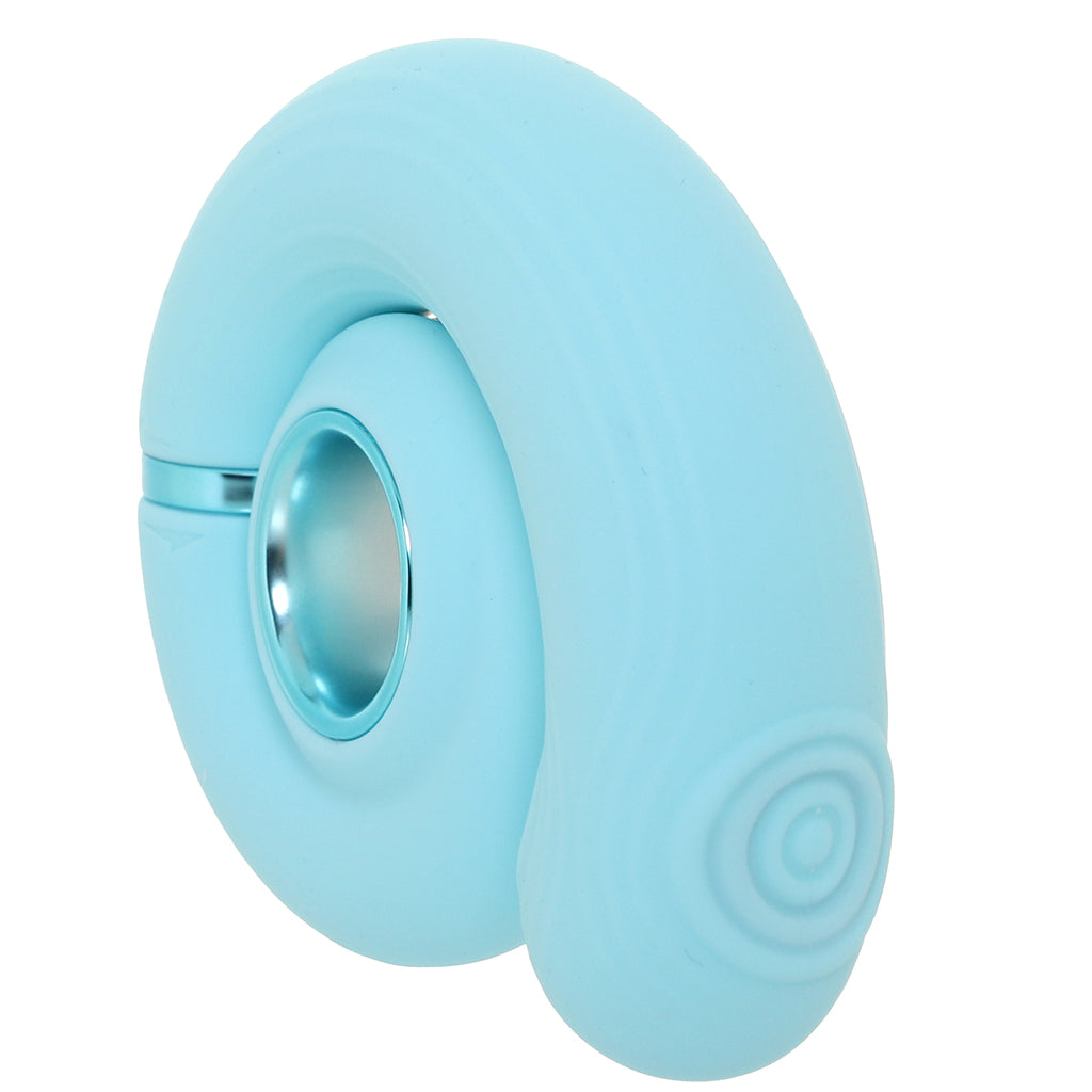 Loveline Tic-Tac Tapping Swirl Vibe in Blue Vibrators > G-Spot Vibrators