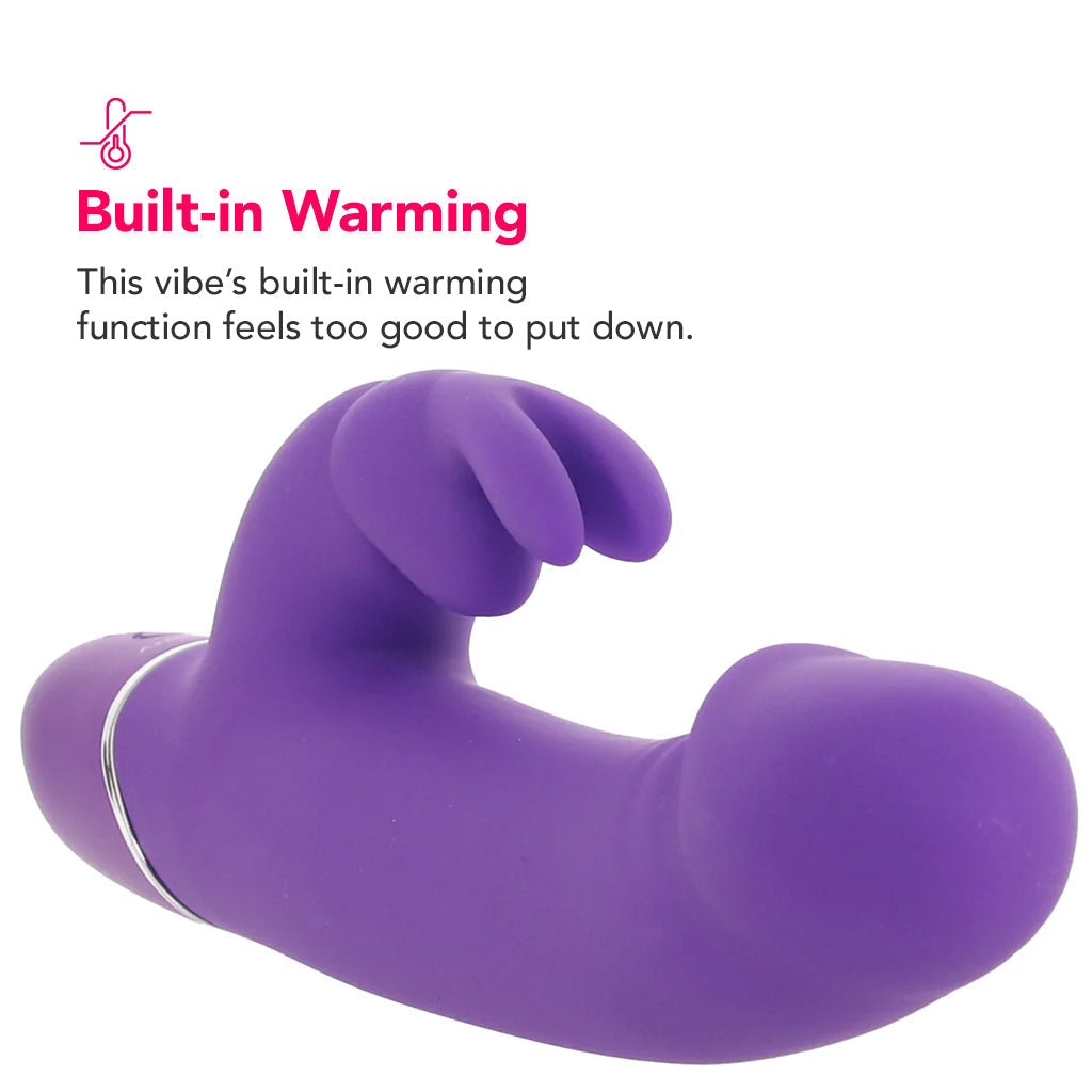 PinkCherry Warming Realistic Rabbit Vibe in Purple Vibrators > Rabbit Vibrators