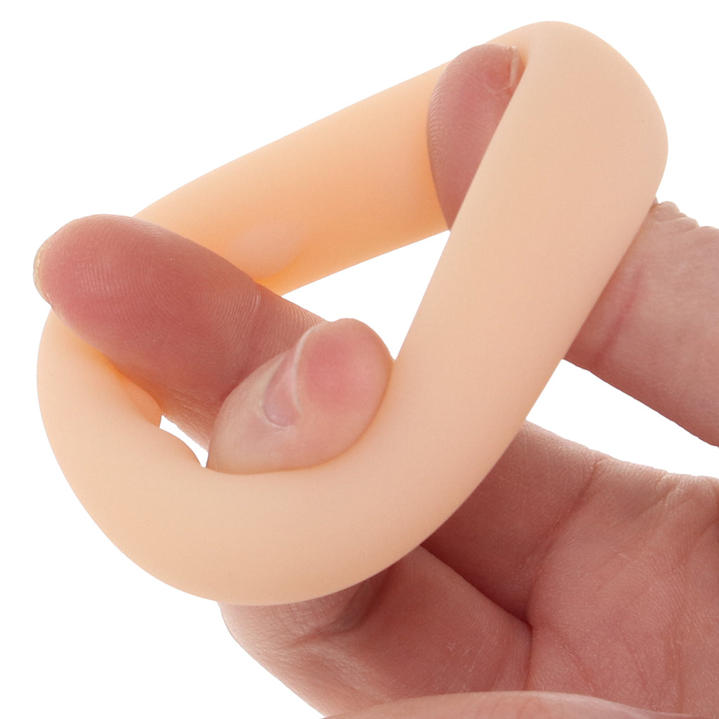 Gunner Liquid Silicone Super Stretch C-Ring in Light Cock Rings