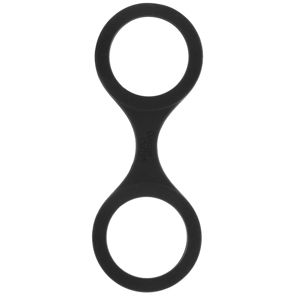 Medium Silicone Quickie Cuffs in Black Bondage and Fetish > Wrist and Ankle Cuffs