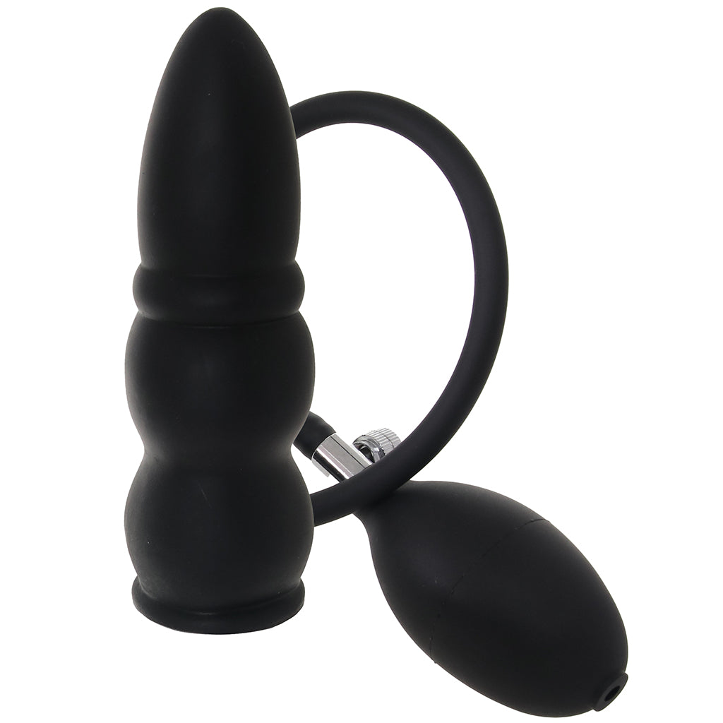 Size Up 5.5 Inch Ripple Inflatable Butt Plug Anal Sex Toys > Butt Plugs