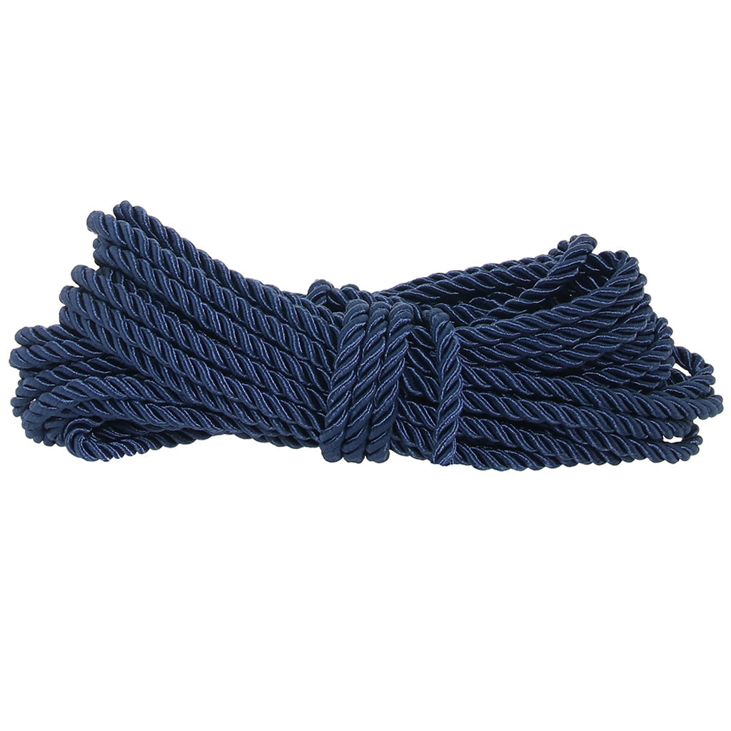 Ouch! 32.8'/10m Bondage Rope in Navy Blue Bondage and Fetish > Restraints