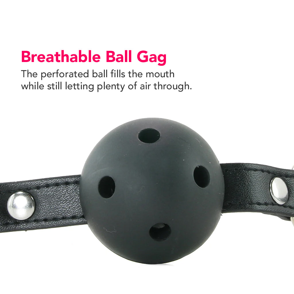 Ouch! Ball Gag in Black Bondage and Fetish > Ball Gags & Mouth Restraints