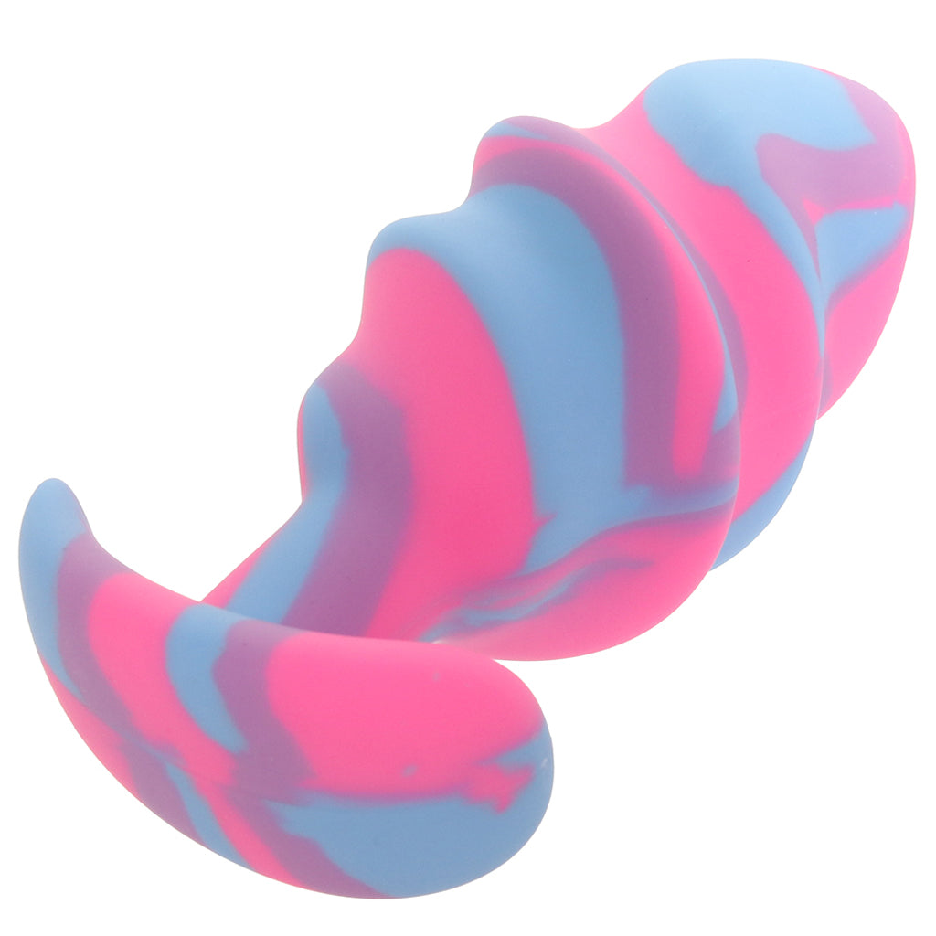 Creature Cocks Unicorn Swirl Silicone Butt Plug in Large Anal Sex Toys > Butt Plugs